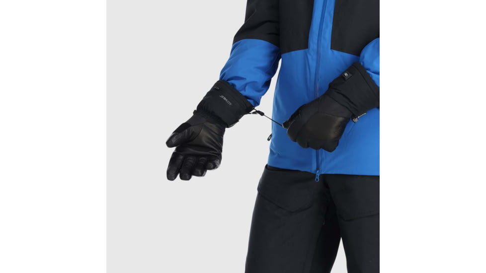 Outdoor Research Prevail Heated GORE-TEX Gloves, Black, Small, 3000050001006