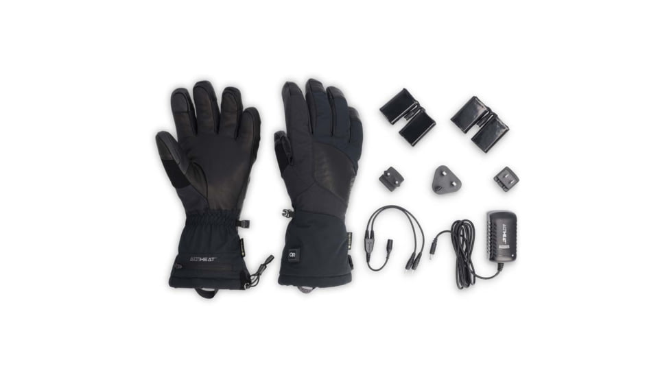 Outdoor Research Prevail Heated GORE-TEX Gloves, Black, Small, 3000050001006
