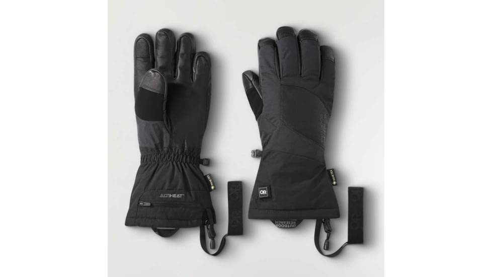 Outdoor Research Prevail Heated GORE-TEX Gloves, Black, Small, 3000050001006