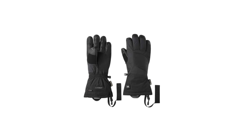 Outdoor Research Prevail Heated GORE-TEX Gloves, Black, Small, 3000050001006