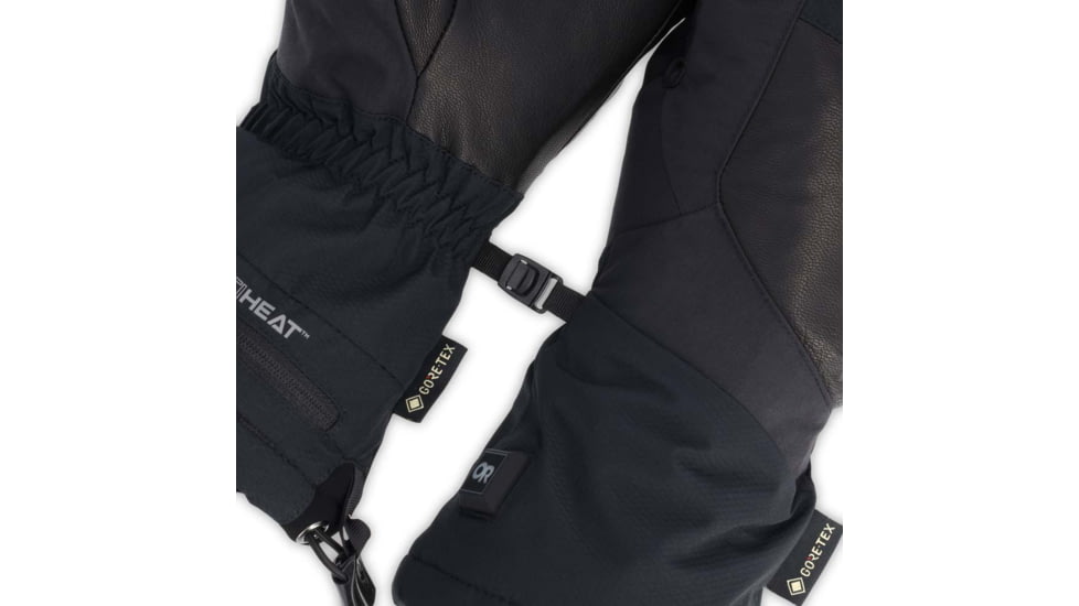 Outdoor Research Prevail Heated GORE-TEX Gloves, Black, Small, 3000050001006