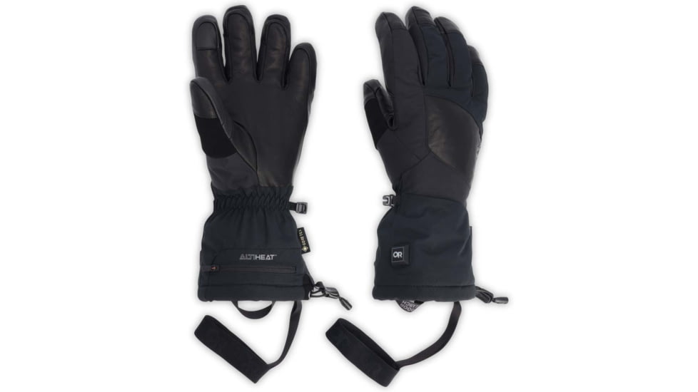 Outdoor Research Prevail Heated GORE-TEX Gloves, Black, Small, 3000050001006