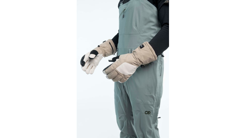 Outdoor Research Prevail Heated GORE-TEX Gloves, Pro Khaki, Medium, 3000052291007