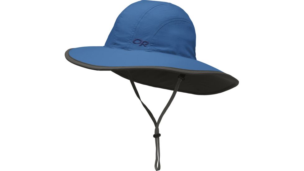 Outdoor Research Rambler Sun Sombrero - Kids, Cobalt, Small, 2434640270006