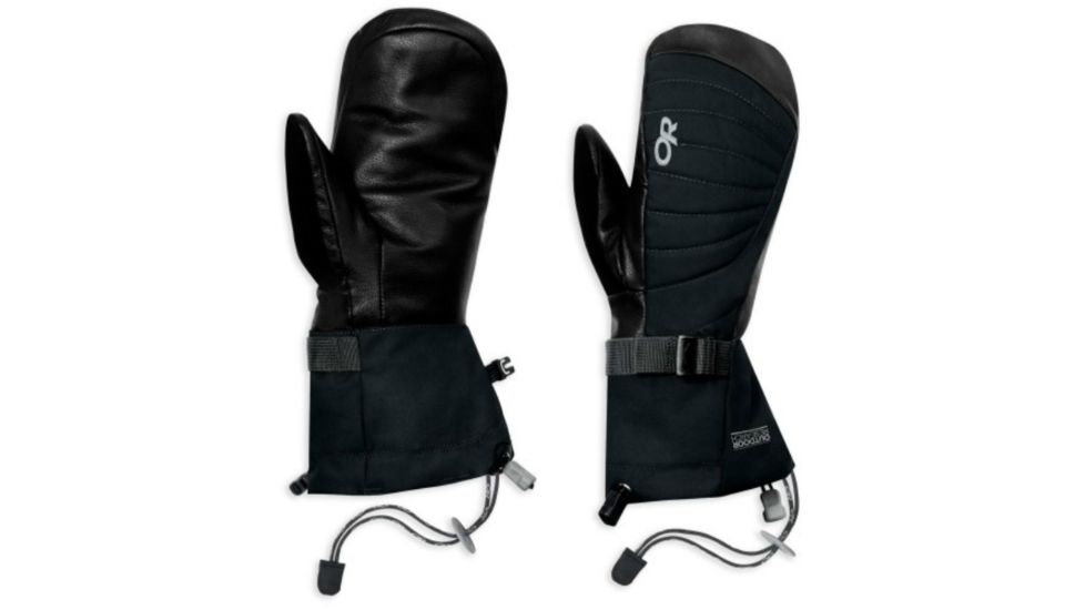 Outdoor Research Revolution Mitts - Womens-Black-Large