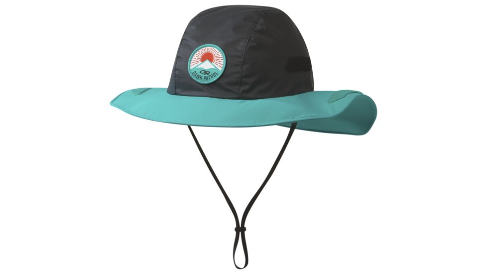 Outdoor Research Seattle Funbrero, Dawn Patrol-Black, Medium, 2692761538007