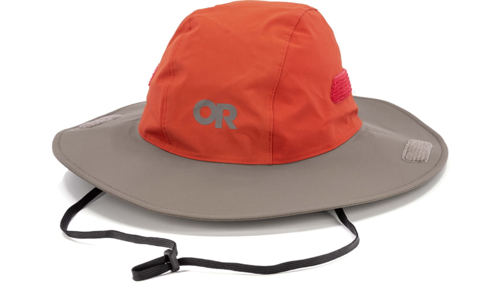 Outdoor Research Seattle Rain Hat, Cardinal/gravel, Extra Large, 3222903024009