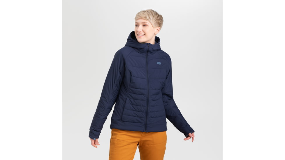 Outdoor Research Shadow Insulated Hoodie - Womens, Naval Blue, L, 2831991289008