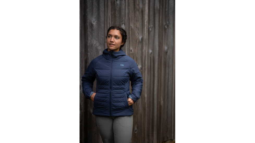 Outdoor Research Shadow Insulated Hoodie - Womens, Naval Blue, L, 2831991289008