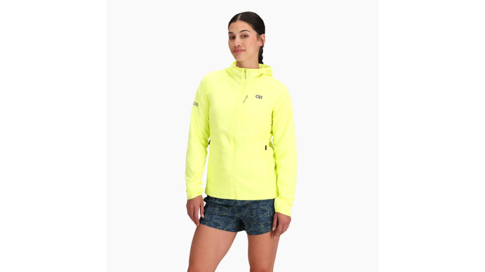 Outdoor Research Shadow Wind Hoodie - Womens, Limonata, Extra Small, 300900-2641-005