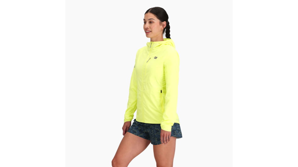 Outdoor Research Shadow Wind Hoodie - Womens, Limonata, Extra Small, 300900-2641-005