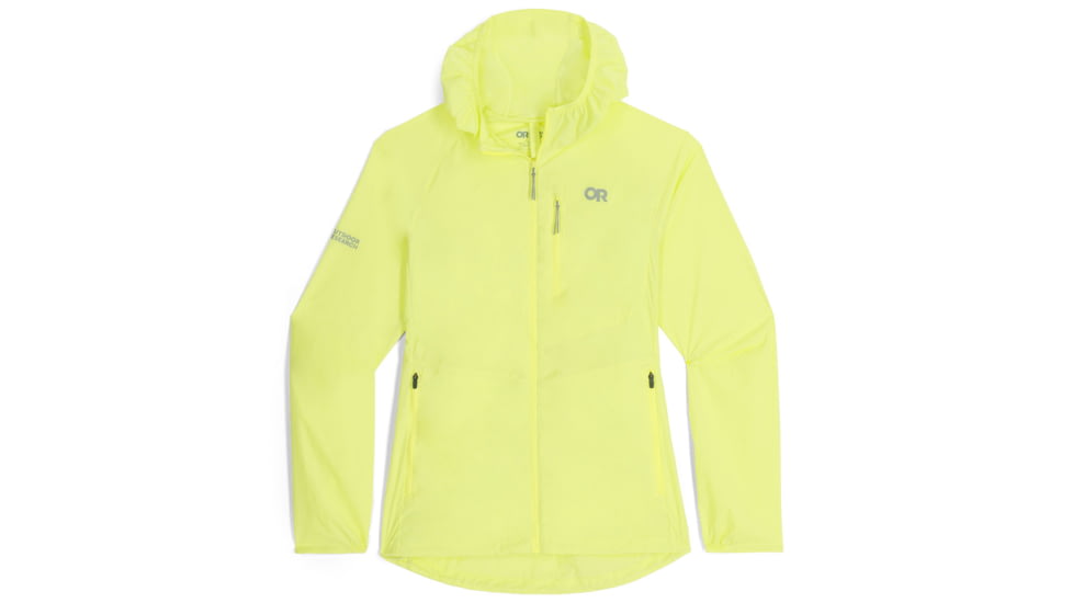 Outdoor Research Shadow Wind Hoodie - Womens, Limonata, Extra Small, 300900-2641-005