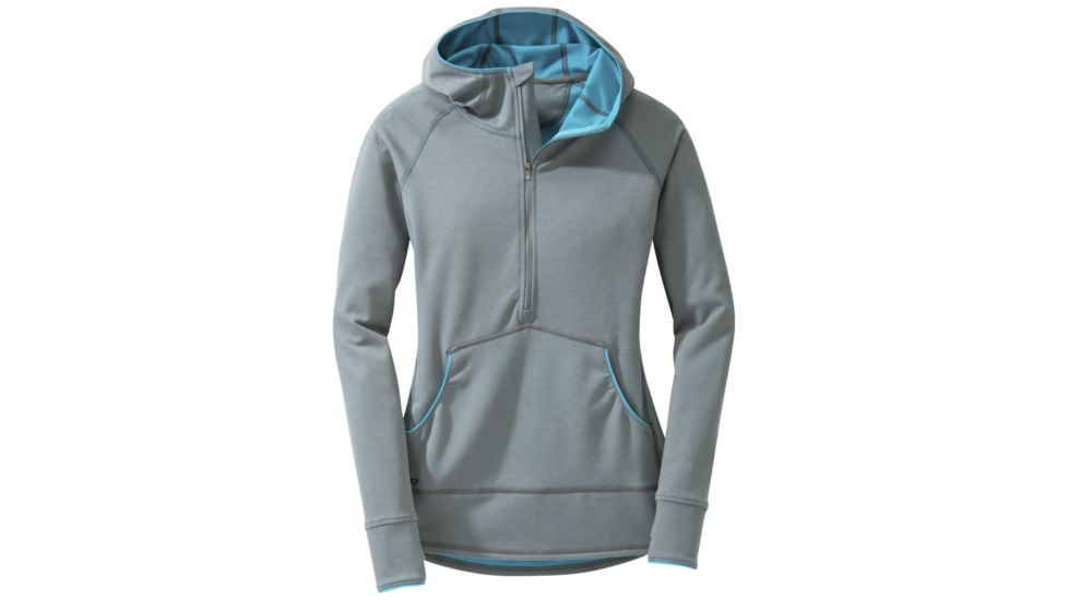Outdoor Research Shiftup Zip-Top - Women's-Pewter/Typhoon-Large