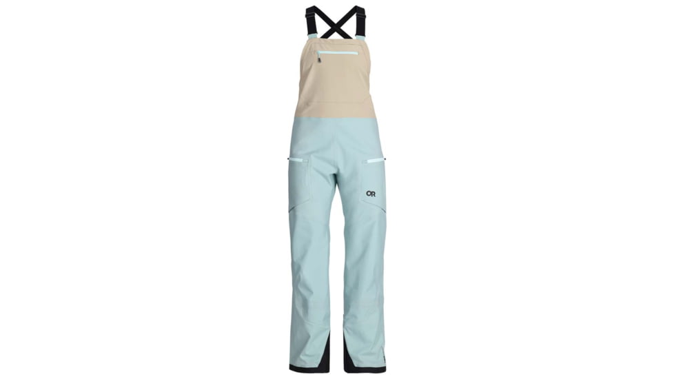 Outdoor Research Skytour AscentShell Bibs - Womens, Sage/Pro Khaki, Large, 2832082613008