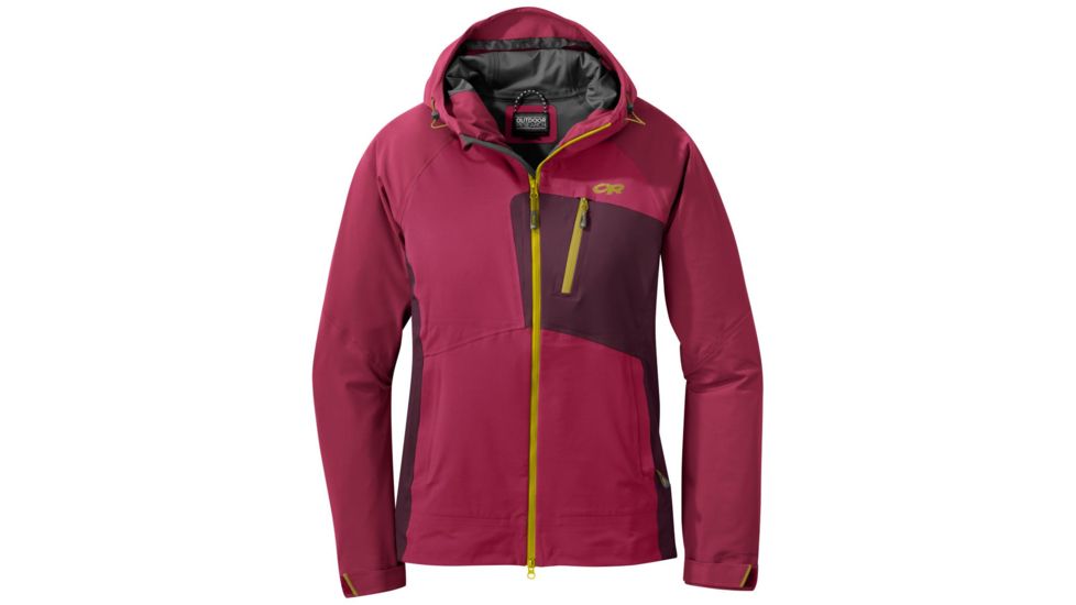 Outdoor Research Skyward II Jacket - Womens, Beet/Cacao, Small, 2680941587006