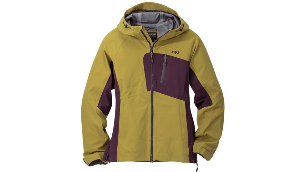 Outdoor Research Skyward II Jacket - Womens, Lichn/Blkbry, Large, 2680941897008