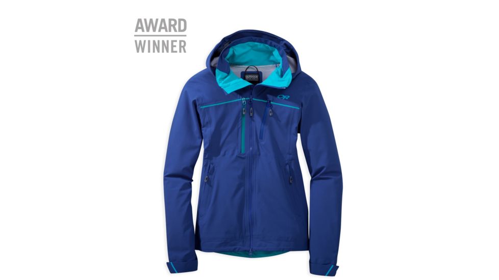 Shed, Outdoor Research Skyward Women's Jacket, Baltic/Typhoon, Small, 244813-0589-S-SHED