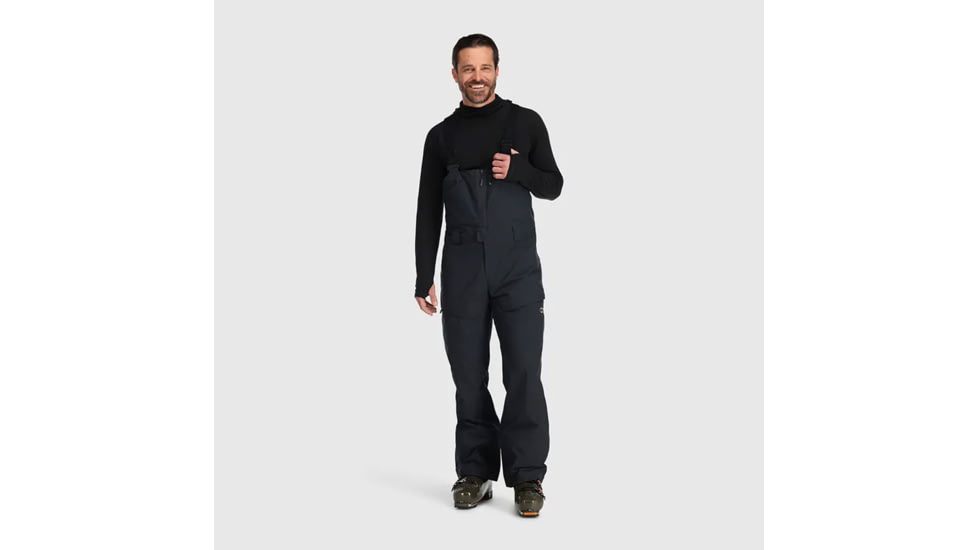 Outdoor Research Snowcrew Bibs - Mens, Black, 2XL, Tall, 3000600001-XXL