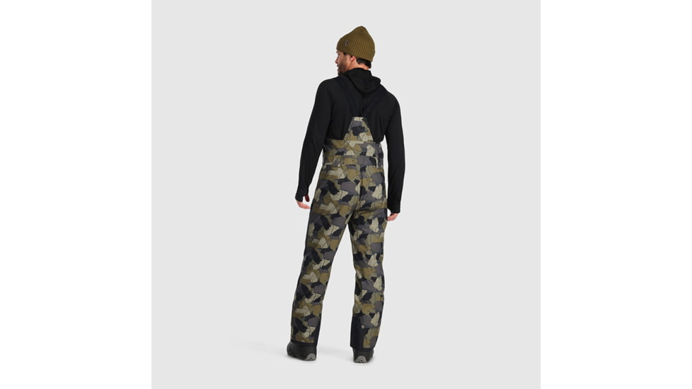 Outdoor Research Snowcrew Bibs - Mens, Loden Camo/Black, 3XL, 3000582228-XXXL