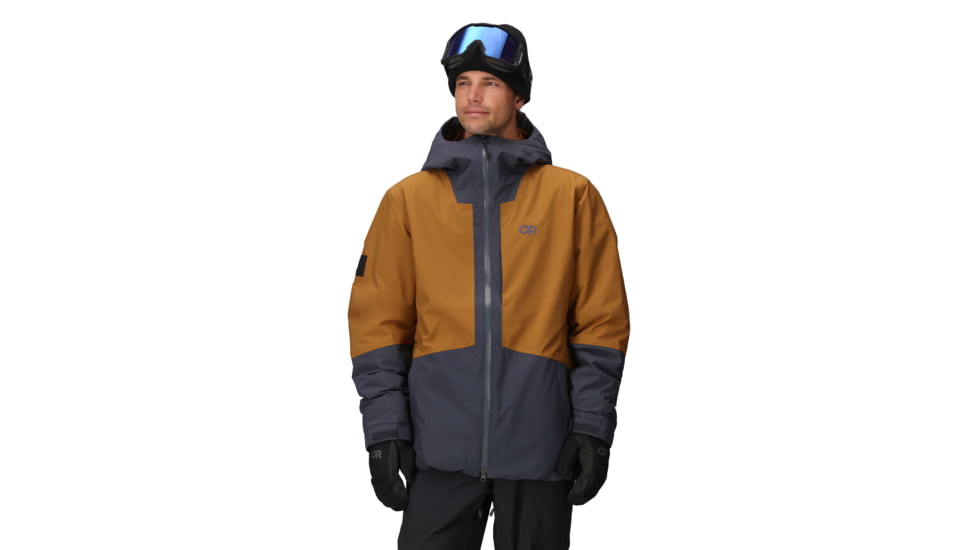 Outdoor Research Snowcrew Jacket - Mens, Atlantic/Bronze, Large, 2831902983008