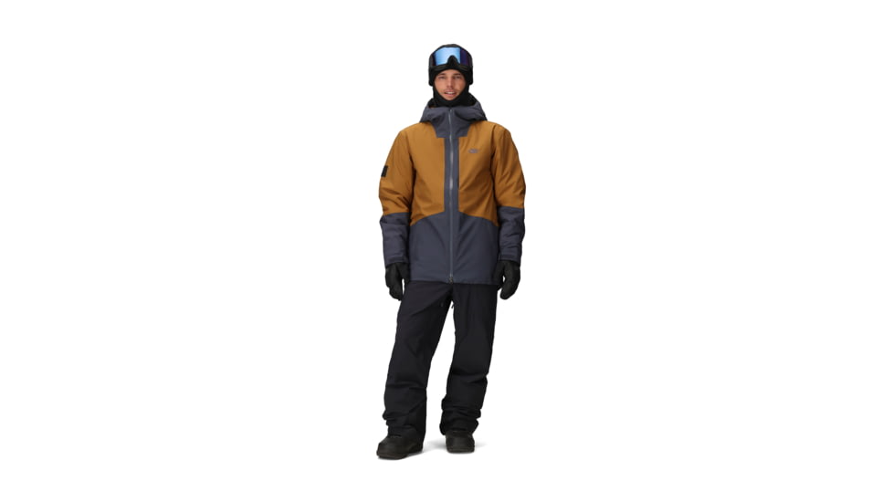 Outdoor Research Snowcrew Jacket - Mens, Atlantic/Bronze, Large, 2831902983008