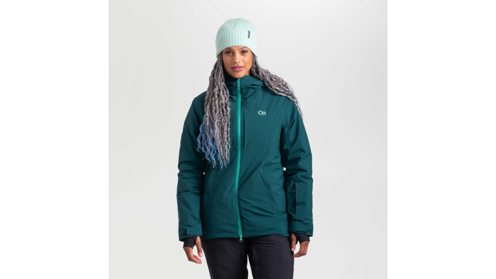 Outdoor Research Snowcrew Jacket - Womens, Treeline, Medium, 2832052023007