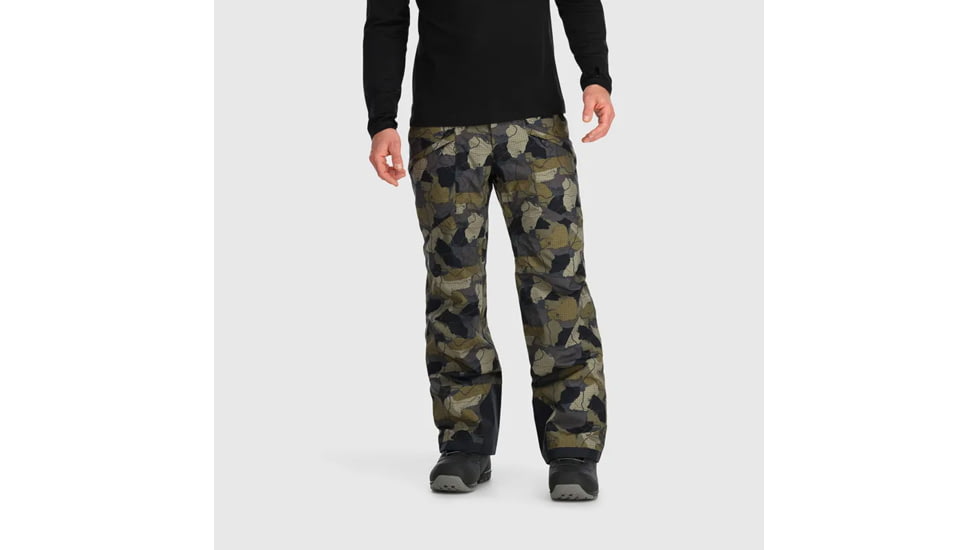 Outdoor Research Snowcrew Pants - Mens, Loden Camo, Extra Large, 2831912211-XL
