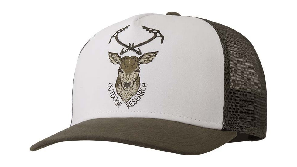 Outdoor Research Stag Axe Trucker Cap, Mushroom, One Size, 2776540771222
