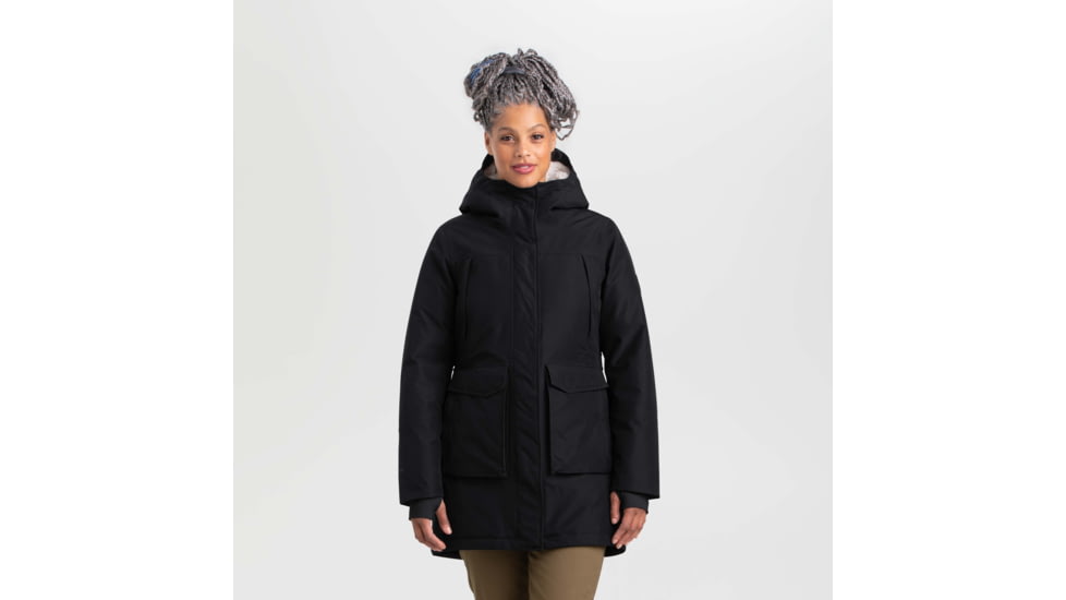 Outdoor Research Stormcraft Down Parka - Womens, Black, Small, 2832040001006