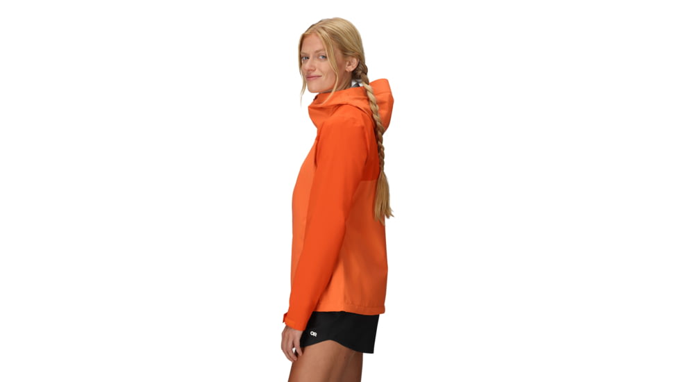 Outdoor Research Stratoburst Stretch Rain Jacket - Womens, Spice/Zest, Large, 3008942839-L