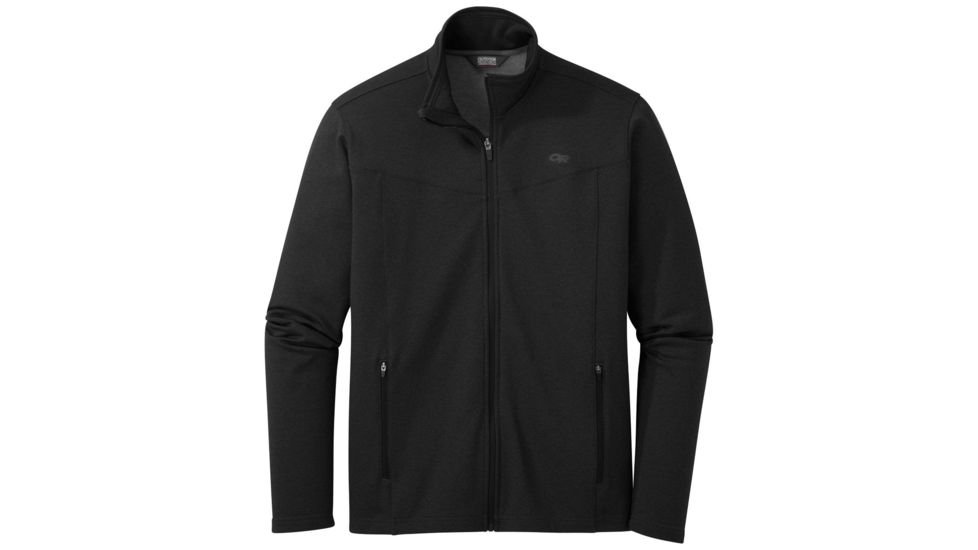 Outdoor Research Surefire Full Zip - Mens, Black Heather, Extra Large, 2714590012009
