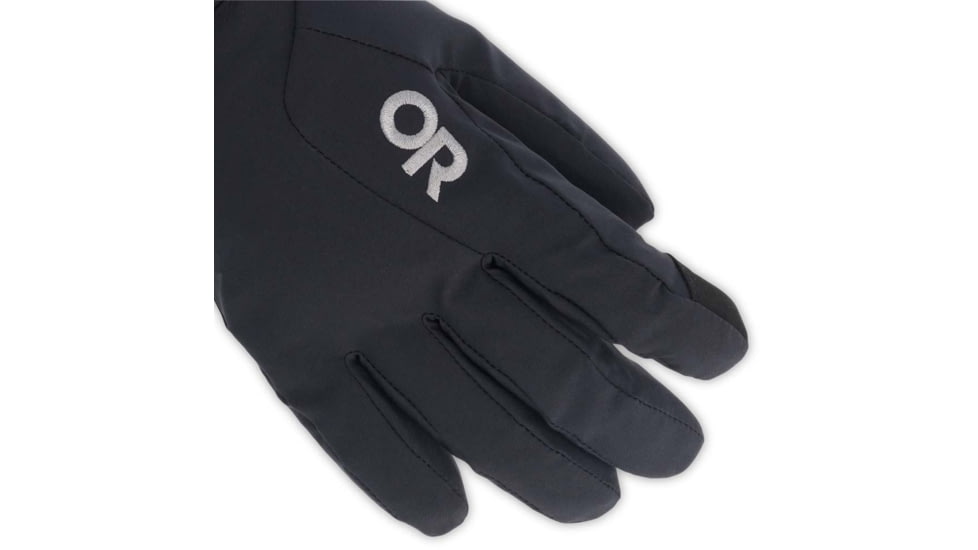 Outdoor Research Sureshot Heated Softshell Gloves - Mens, Black, Medium, 3000070001007