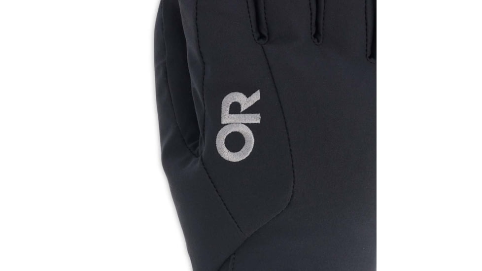Outdoor Research Sureshot Heated Softshell Gloves - Mens, Black, Medium, 3000070001007