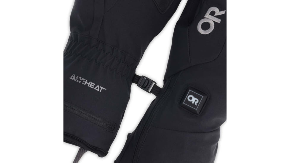 Outdoor Research Sureshot Heated Softshell Gloves - Mens, Black, Medium, 3000070001007