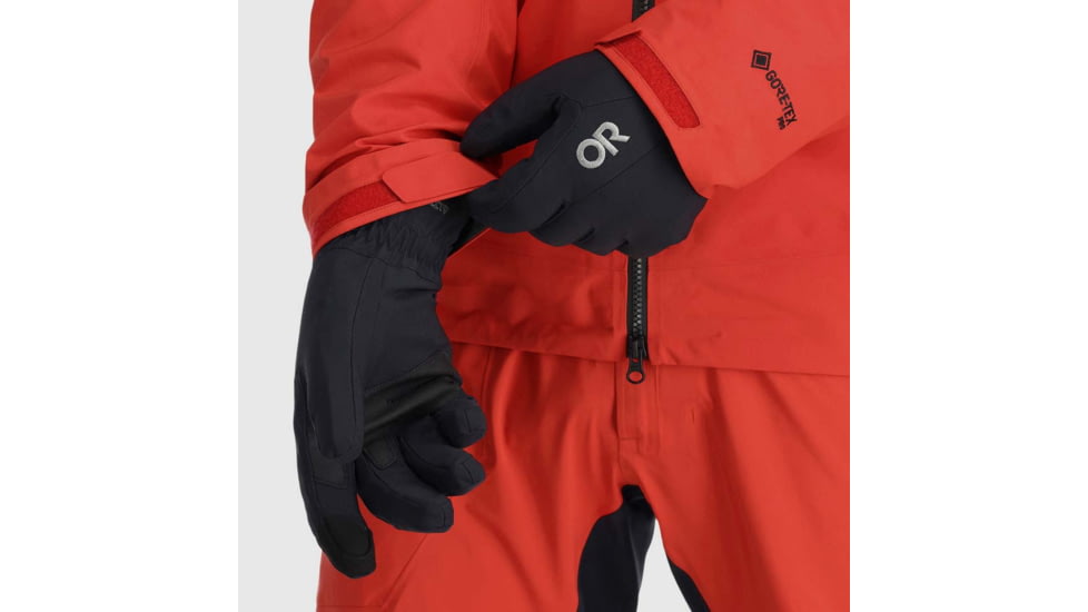 Outdoor Research Sureshot Heated Softshell Gloves - Mens, Black, Medium, 3000070001007