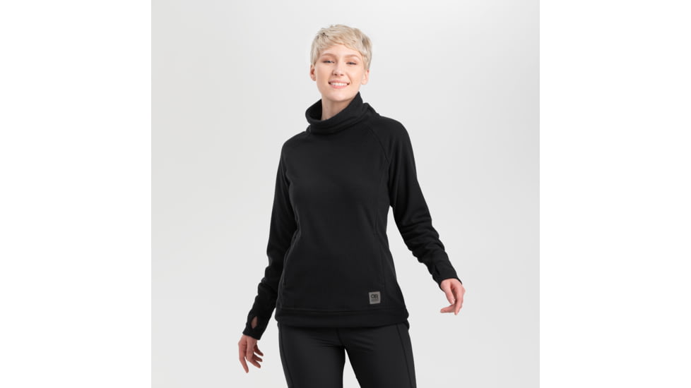 Outdoor Research Trail Mix Cowl Pullover - Womens, Black, M, 2744410001007