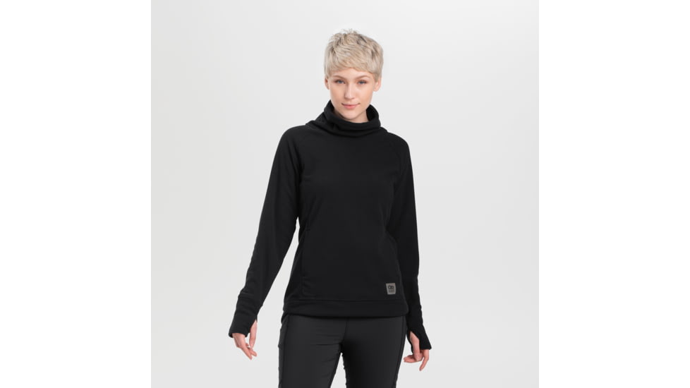 Outdoor Research Trail Mix Cowl Pullover - Womens, Black, M, 2744410001007