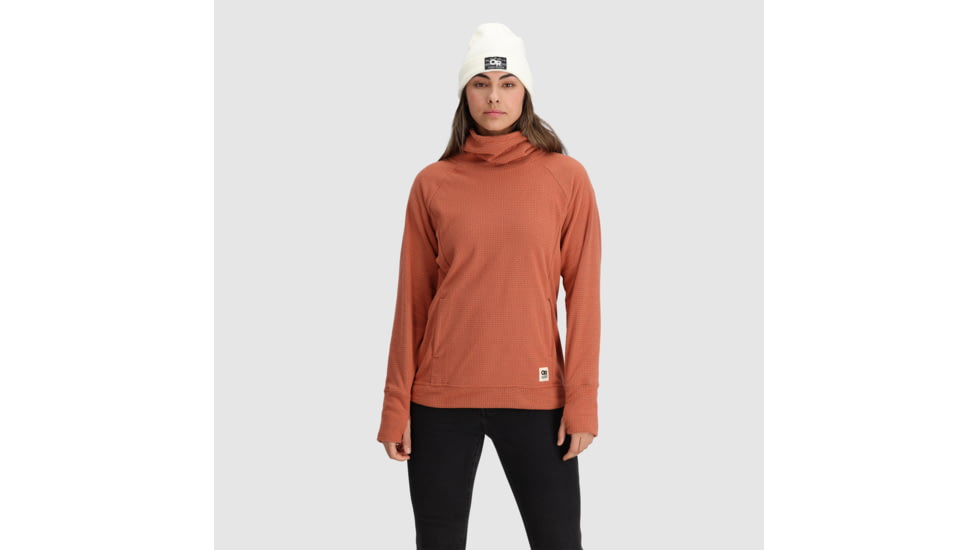 Outdoor Research Trail Mix Cowl Pullover - Womens, Cinnamon, Extra Small, 2744412451005