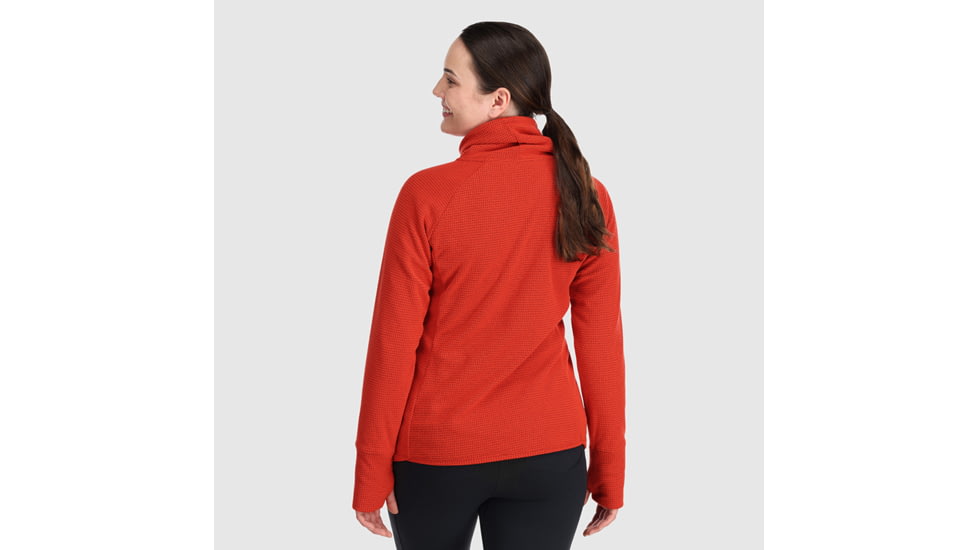 Outdoor Research Trail Mix Cowl Pullover - Womens, Cranberry, S, 2744410420006