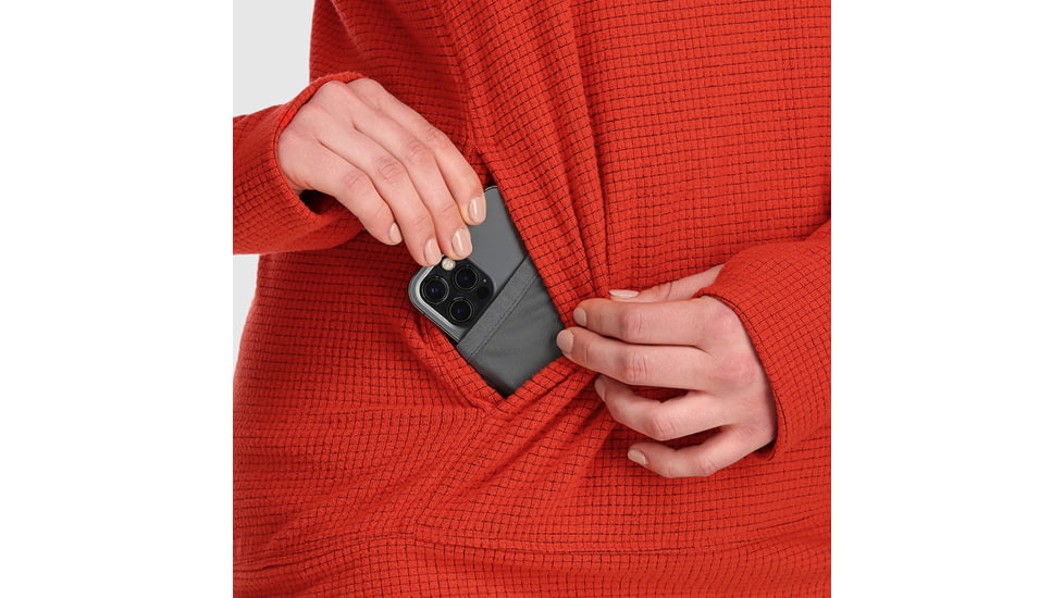 Outdoor Research Trail Mix Cowl Pullover - Womens, Cranberry, S, 2744410420006