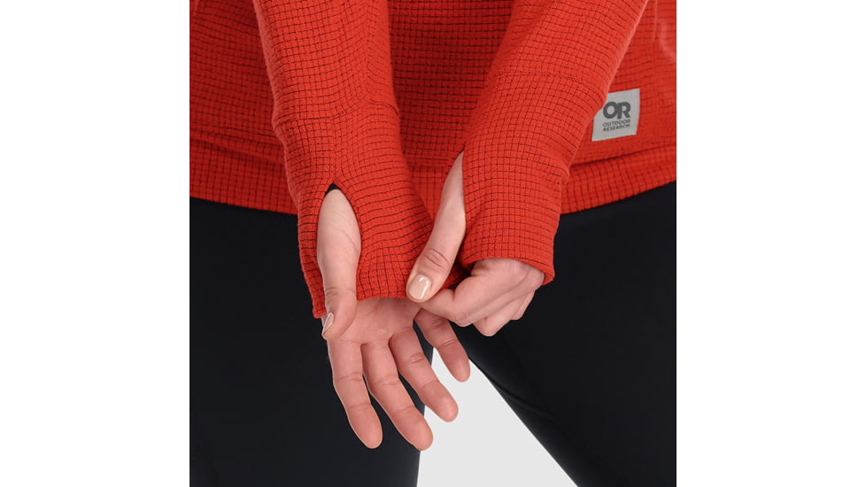 Outdoor Research Trail Mix Cowl Pullover - Womens, Cranberry, S, 2744410420006