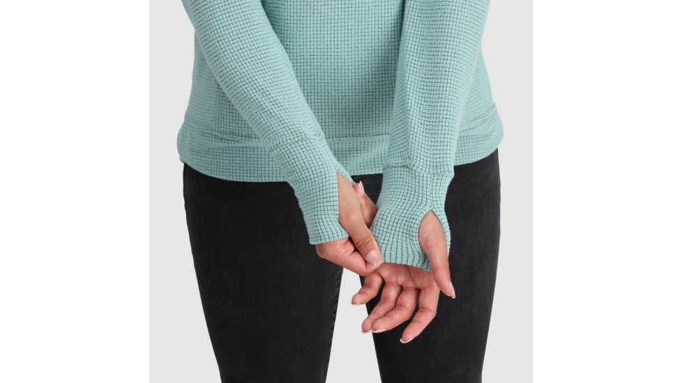 Outdoor Research Trail Mix Cowl Pullover - Womens, Sage, Large, 2744412444008