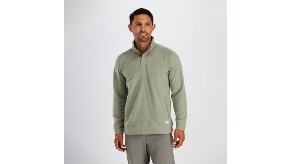 Outdoor Research Trail Mix Snap Pullover II - Mens, Flint, 3XL, 2885481940011