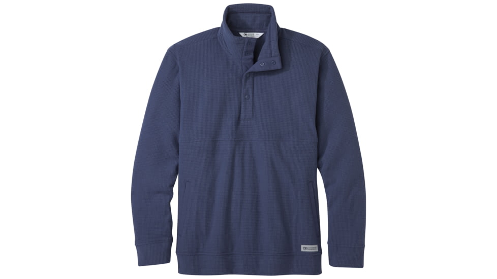 Outdoor Research Trail Mix Snap Pullover II - Mens, Naval Blue, M, 2885481289007