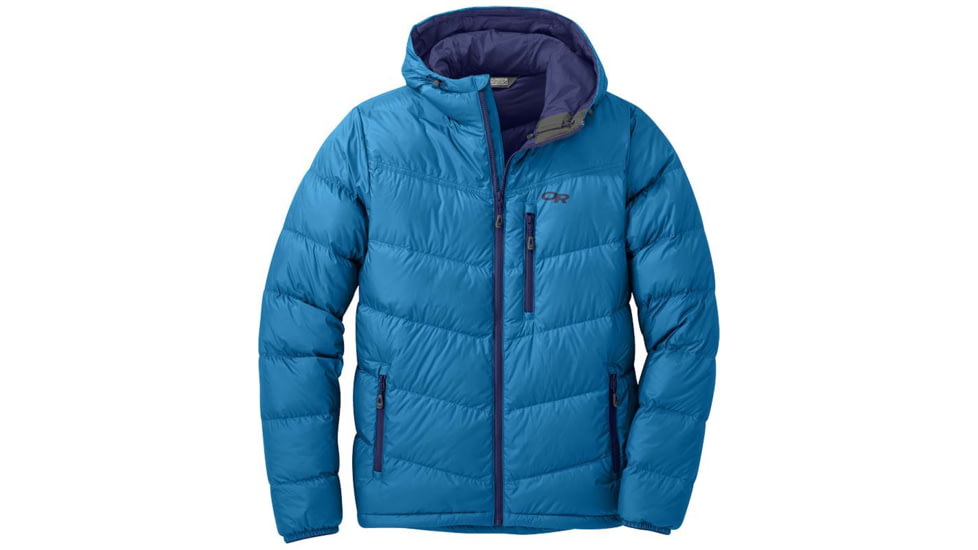 Outdoor Research Transcendent Down Hoodie - Mens, Cascade, Extra Large, 2680841856009