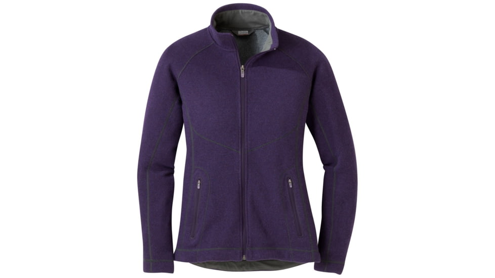 Outdoor Research Vashon Fleece Full-Zip - Womens, Pacific Plum, M, 2681351287007
