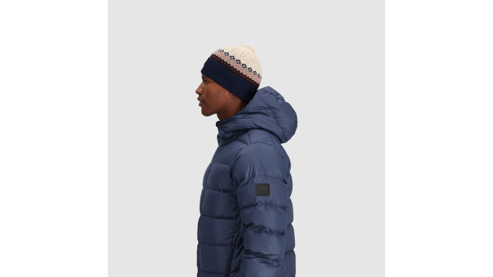 Outdoor Research Verbier Beanie, Sand/Naval Blue, 3004912063222