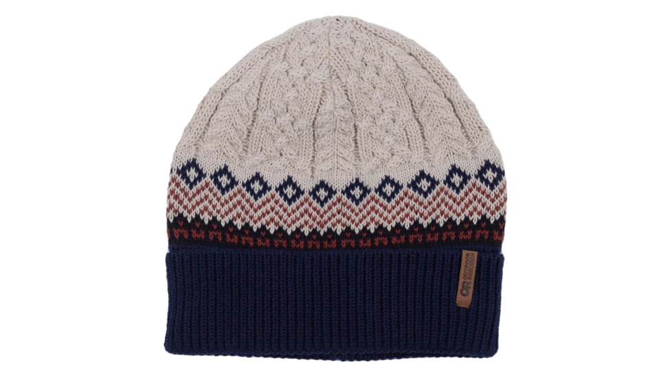 Outdoor Research Verbier Beanie, Sand/Naval Blue, 3004912063222
