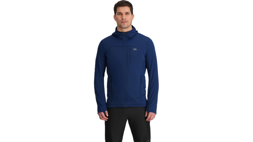Outdoor Research Vigor Grid Fleece Full Zip Hoodie - Mens, Cenote, S, 3005032650006