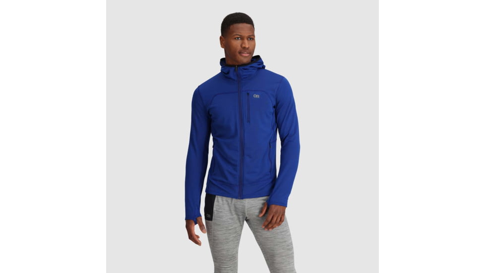 Outdoor Research Vigor Grid Fleece Full Zip Hoodie - Mens, Galaxy, 2XL, 3005032274010
